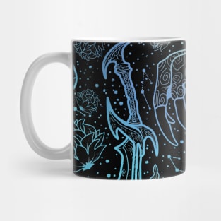 Northern Lights Nord Warrior | Gamer Gaming Fantasy Scrolls Mug